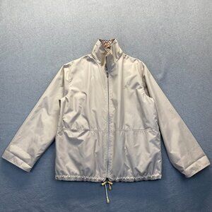Burberry London,Adult, Jacket Nova Check  vory Size XL,Pockets, Windbreaker